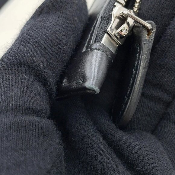 BALENCIAGA Navy Kabas Size S Canvas/Leather Natural/Black - Picture 10 of 16